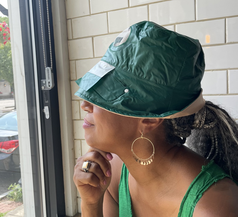 Rain hat green